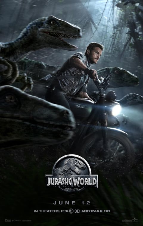 Jurassic World ocupa el cuarto puesto del listado con 685 millones de pesos recaudados en taquilla.