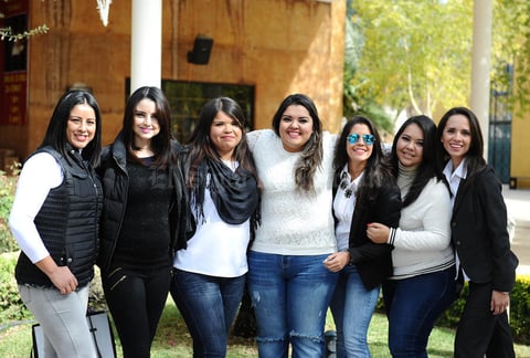 26122015 Carolina, Marcela, Berenice, Karen, Abigaíl, Paola e Irma.