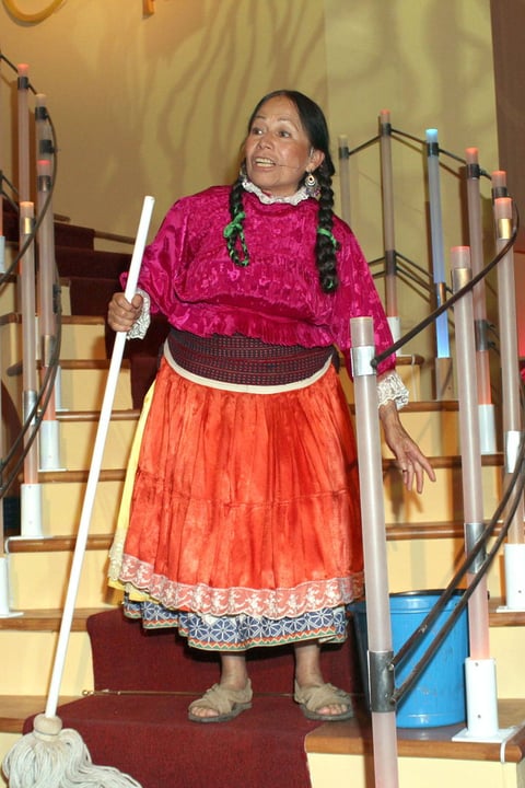 María Elena Velasco, mejor conocida como "La India María", murió a los 74 años debido al cáncer de estómago que padecía.