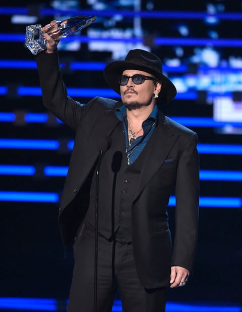 Johnny Depp fue elegido como el Actor Favorito de Cine de Drama.