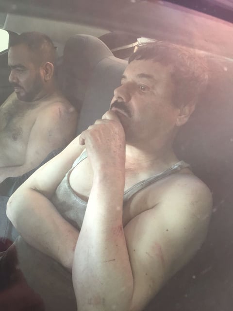 Guzmán fue capturado junto a Orso Iván Gastelum Cruz "El Cholo".