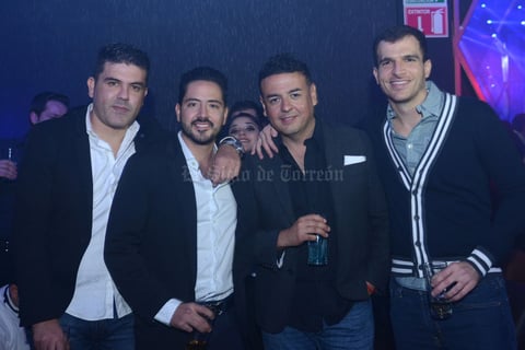 Emilio, Meli, Daniel y Adrián