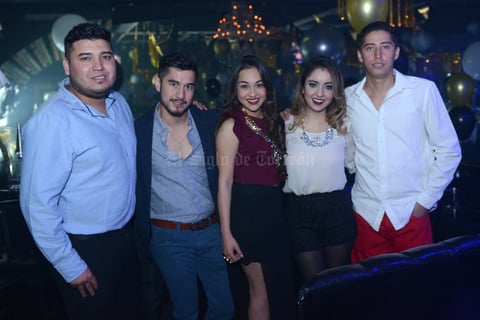 Carlos, Aarón, Lorena, Fanny y Alan