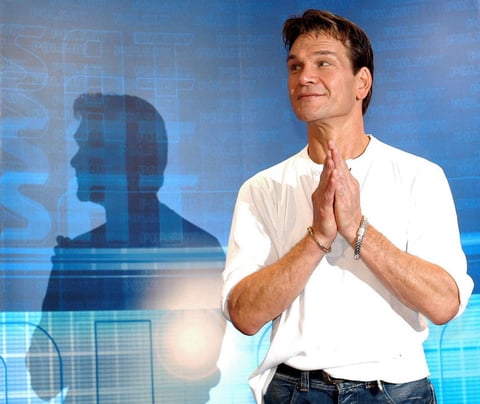 El actor Patrick Swayze, de películas como Ghost y Dirty Dancing murió de cáncer de páncreas en 2009.