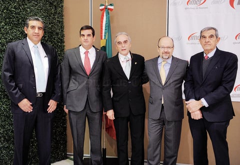 10012016 Felipe Cedillo, Alfredo Murra, Víctor Mayagoitia, Arturo Carbajal y Eduardo Murra.