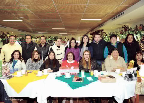 10012016 AMENA CONVIVENCIA.  Reunión navideña de Rocame y Ligomun.