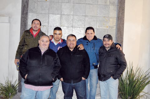 10012016 ENTRE AMIGOS.  Horacio Vargas, Jorge Mata, Brian Pichardo, Irving Pichardo, Pepe Pulido y Pablo Hernández.