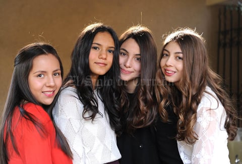 15012016 Ana Sofía, Astrid, Michelle y Jéssica.
