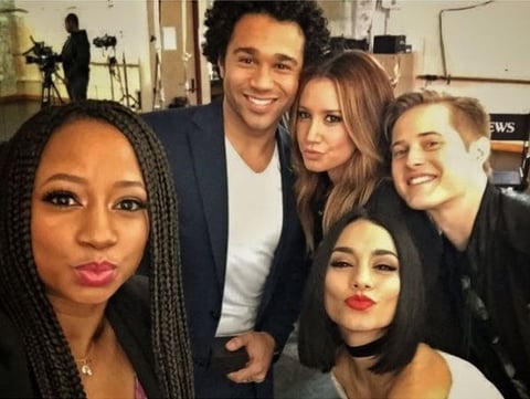 Vanessa Hudgens, Ashley Tisdale, Corbin Bleu, Monique Coleman y Lucas Grabeel participaron en la reunión.