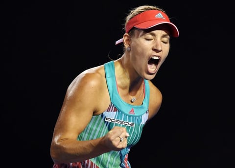 Kerber, a punto de ser eliminada en primera ronda, nunca había pasado de cuarta fase en Australia y tenía como máximo dos semifinales en un “grande”.