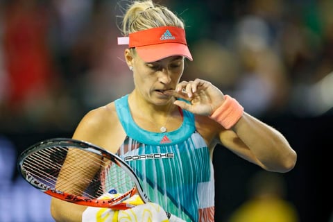 Kerber se mostró inteligente en su mecánica de juego.
