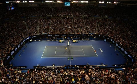 Un intenso duelo se vivió en Melbourne Park.