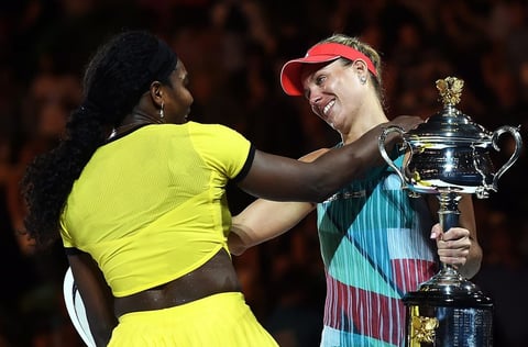 La tenista alemana se impuso contra todos los pronósticos, a la estadounidense Serena Williams.