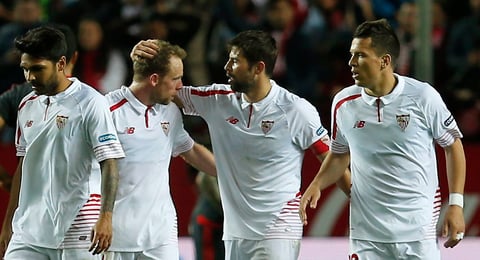 De esta manera Sevilla selló el primer episodio de la semifinal con un contundente 4-0 sobre el Celta de Vigo.