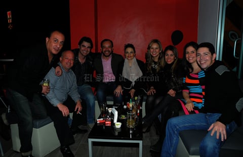 Alonso, Juanel, Javier, Ramiro, Gracie, Gaby, Vanessa, Eneritz y Carlos