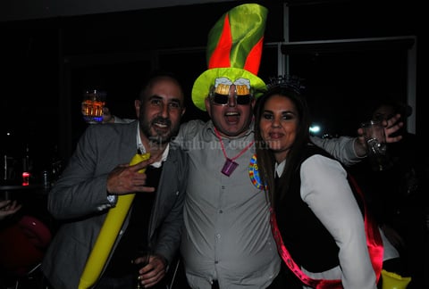 Ángel, Luis Alberto y Karina
