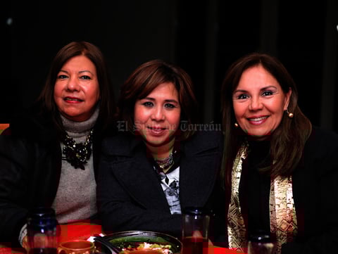 Diana, Claudia y Becky