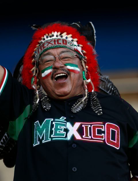 La afición mexicana se hizo presente.