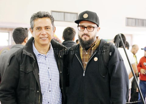 14022016 'Guayo' Valenzuela y Luis Sergio 'Máscara'.