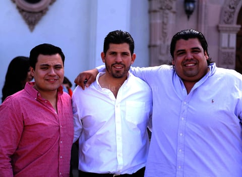 Óscar, Miguel y Carlos