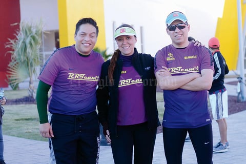 19022016 PARTICIPAN EN CARRERA.  Ale, Ody y Mauri.