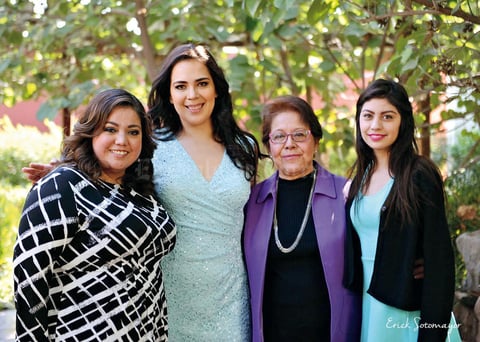 21022016 Tere Torres, Frida Palacios, Rosario García y Andrea Ocón.
