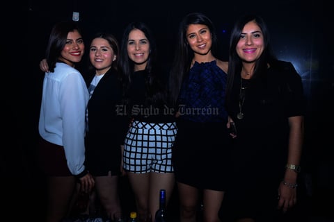 Cindy, Karen, Salma, Paola y Evelyn
