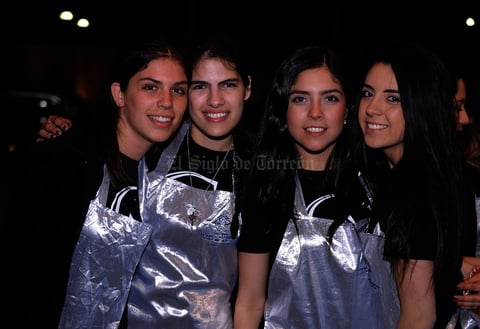 Ale, Mariana, Etel y Diana