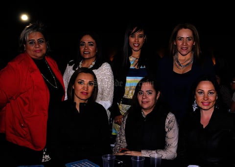 Liliana, Anny, Mónica, Adriana, Patty, Emmy y Mayela