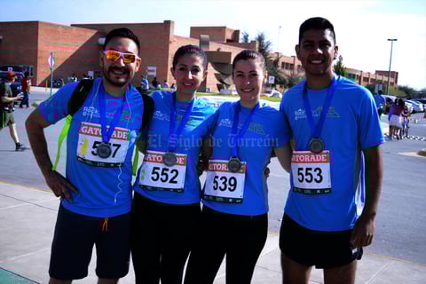 Meme, Paty, Sandra y Hugo