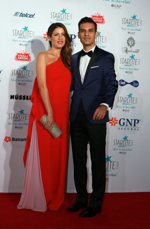 Jaydy Michel  y Rafael Márquez.
