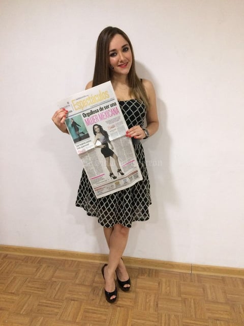 Sherlyn comentó que le dio mucho gusto visitar Torreón a propósito de dicha puesta en escena.