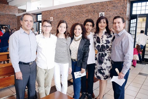 15032016 EN RECIENTE EVENTO.  Baltazar, Daniel, Andrea, Estrella, Balta, Sandra y Miguel.