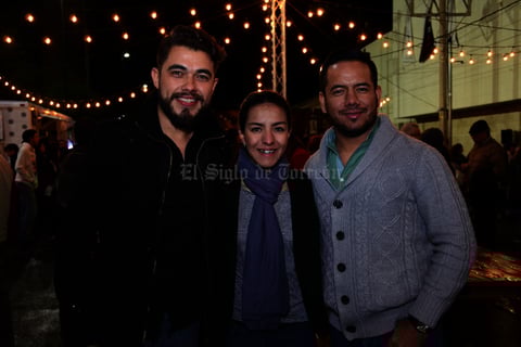 Humberto, Adriana y Carlos