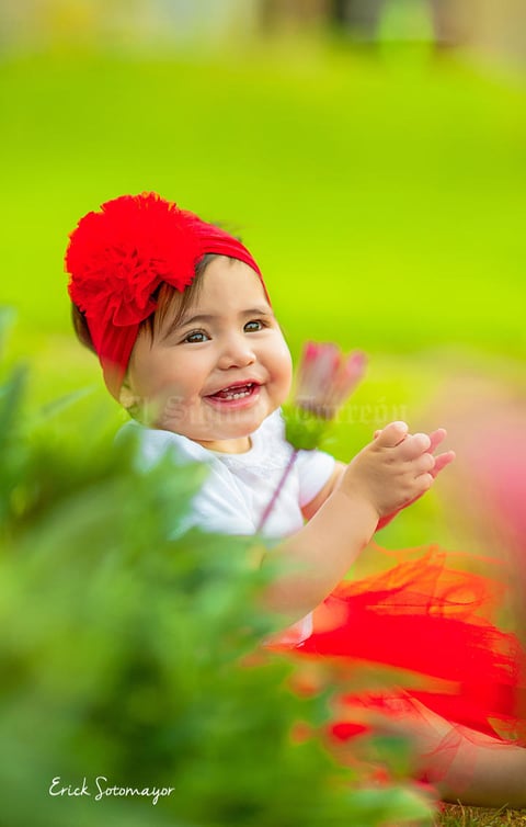 20032016 La pequeña Victoria Ivonne Balcazar Hernández celebró recientemente su primer añito de vida. Sus padres son Víctor Balcazar y Erika Hernández.- Érick Sotomayor Fotografía