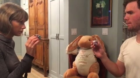 Taylor Swift compartió algunos videos de su celebración.