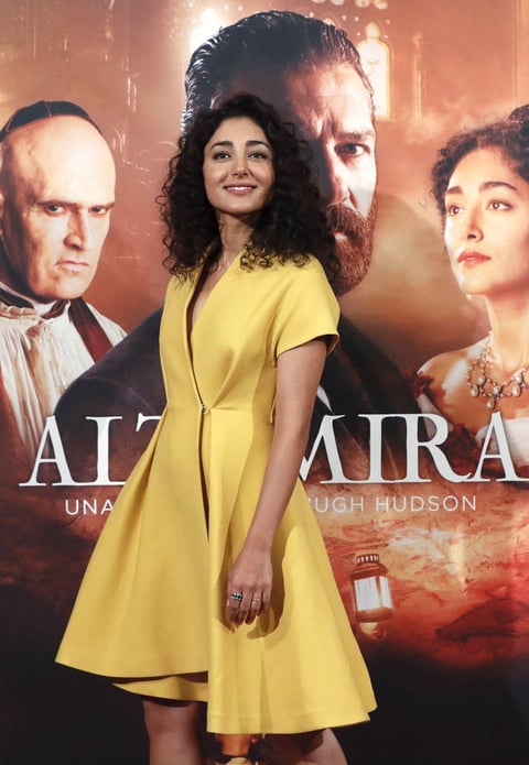 La actriz iraní Golshifteh Farahani también estuvo presente.