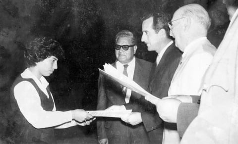 10042016 JosÃ© FÃ©lix GonzÃ¡lez RamÃ­rez y EloÃ­sa FernÃ¡ndez LÃ³pez el 3 de abril de 1971.