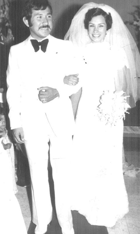 03042016 RubÃ©n Balderas Luna y Josefina Alonso, abril de 1976.