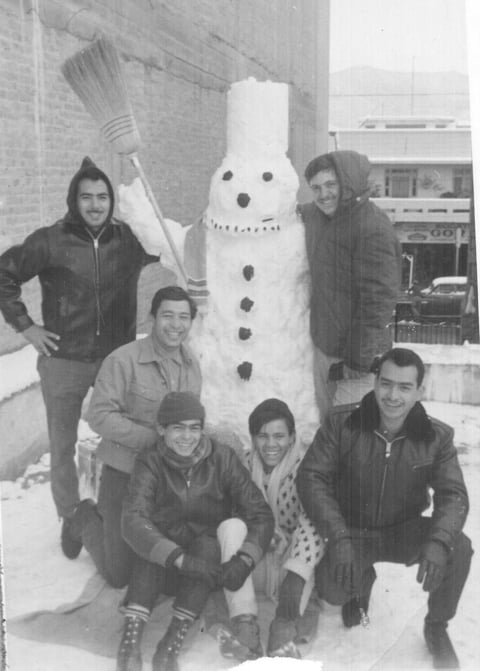 03042016 Alberto (f), Rodolfo, Mario, JosÃ© Trinidad, Fernando (f) y Guillermo, enero de 1967.