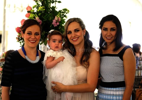 Milagros e Yriz con Alejandra y Ale