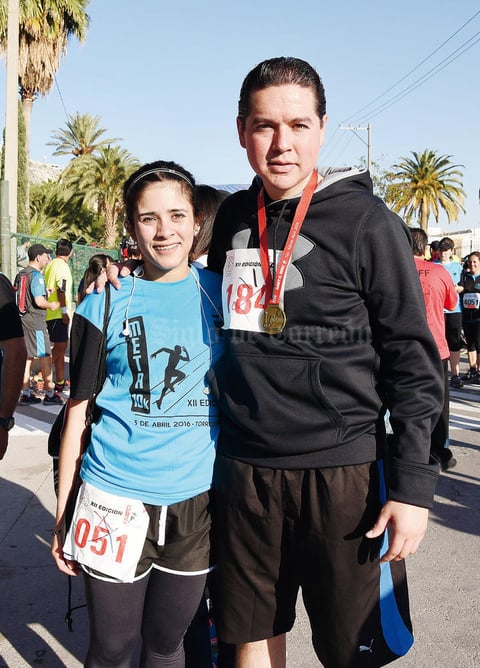 18042016 CORREDORES.  Andrea y Gerardo.