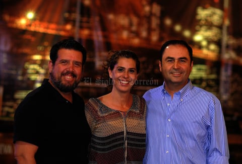 Ramiro, Olga y Juan Carlos