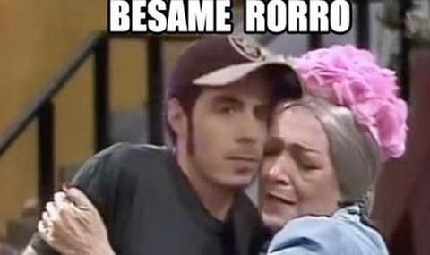 Algunos relacionaron su actitud a la de "Don Ramón" en El Chavo del 8.