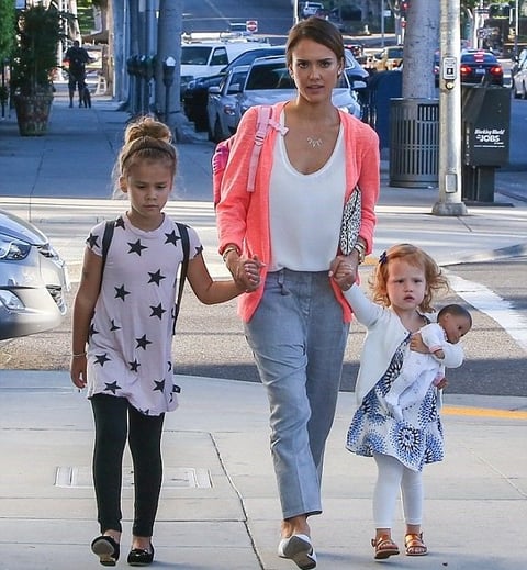 Jessica Alba. La empresaria y actriz es madre de Honor de 7 años y de Haven de 4 años.