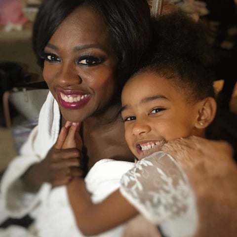Viola Davis. La productora y actriz es madre de la pequeña de cinco años, Genesis.