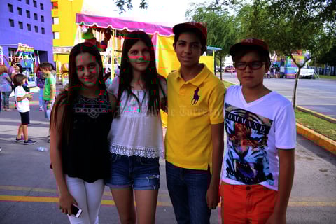 María, Helena, Sebastián y Arturo