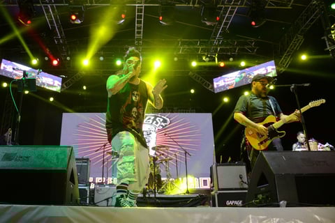 El concierto formó parte del festival "La calle es de Todos".