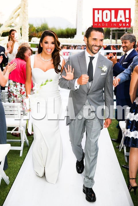 Eva Longoria y José Bastón ya son marido y mujer.