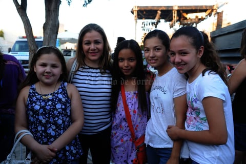 Marijose, Ana Cris, Zambra, Valeria e Isabella